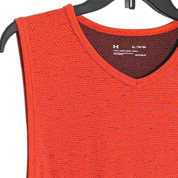 Under Armour Seamless Tank Top Beta/Black Size XL - Picture 8 of 12